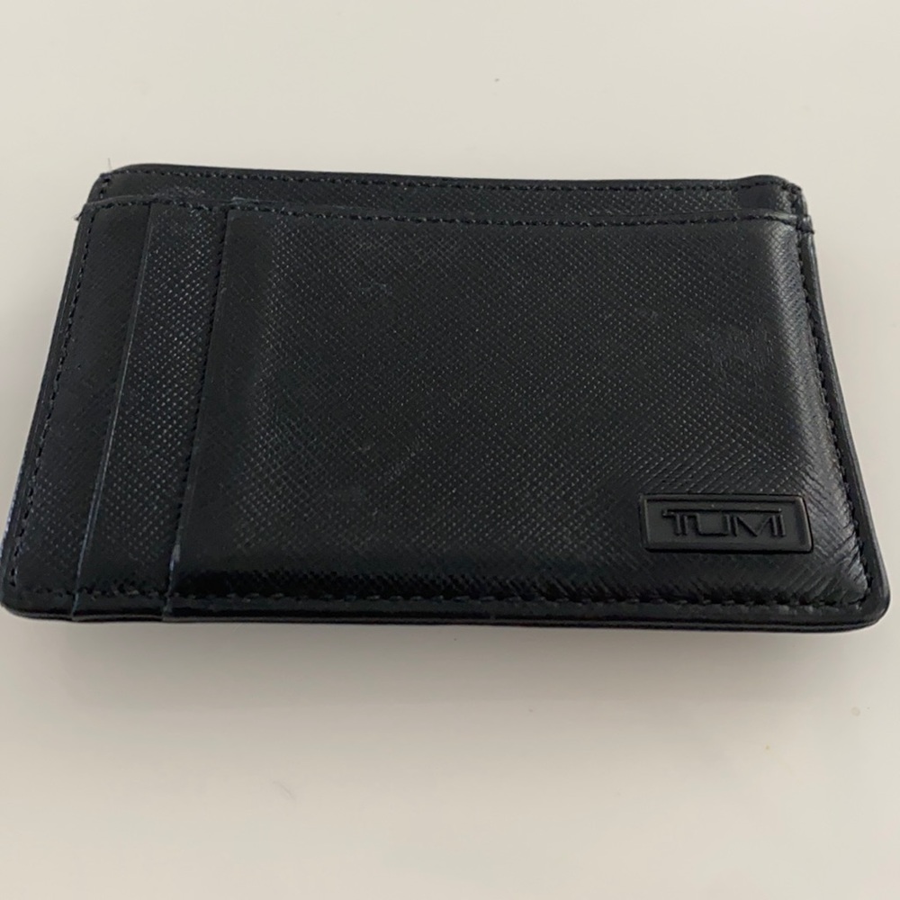 Tumi leather wallet